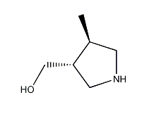 (trans-4-methylpyrrolidin-3-yl)methanol F